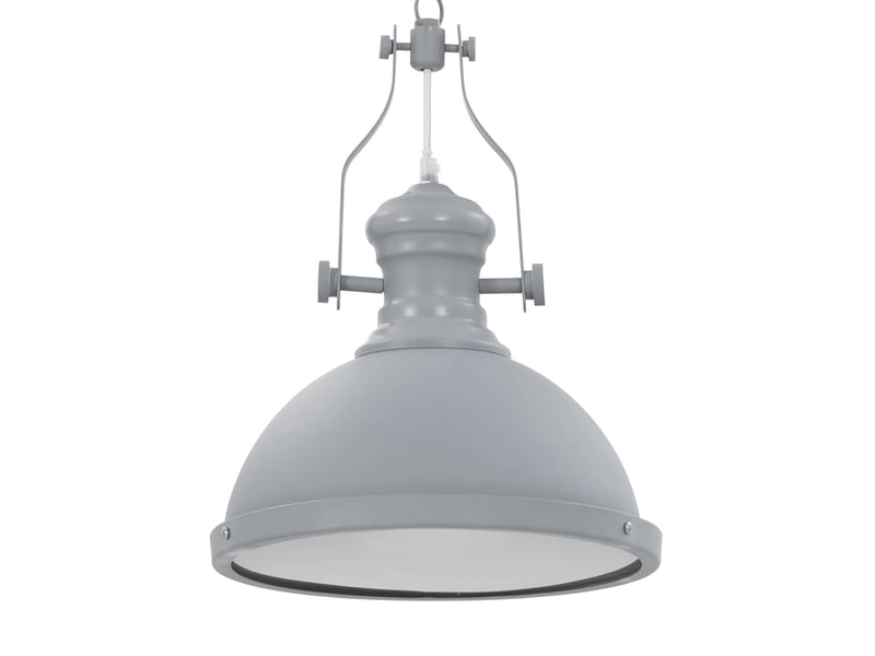  Plafonnier, lampe plafond gris rond e27  - Conforama B