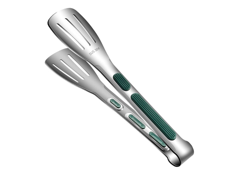  Cet ensemble de deux pinces de cuisine en acier inoxydable convient pour couper, cuire et griller. (23,5 x 4,5 cm) ZYS0001188FXN - Conforama A