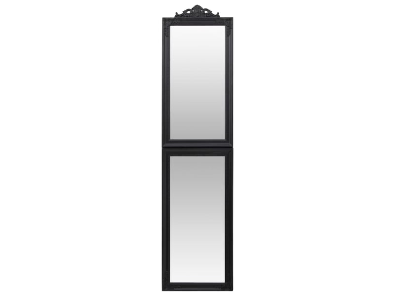  Miroir, miroir décoratif sur pied noir 45x180 cm cf62932  - Conforama C