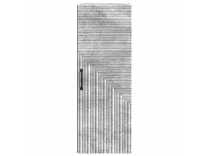  Armoire murale salon gris béton 33x34,5x90cm bois d'ingénierie shl9842  - Conforama D