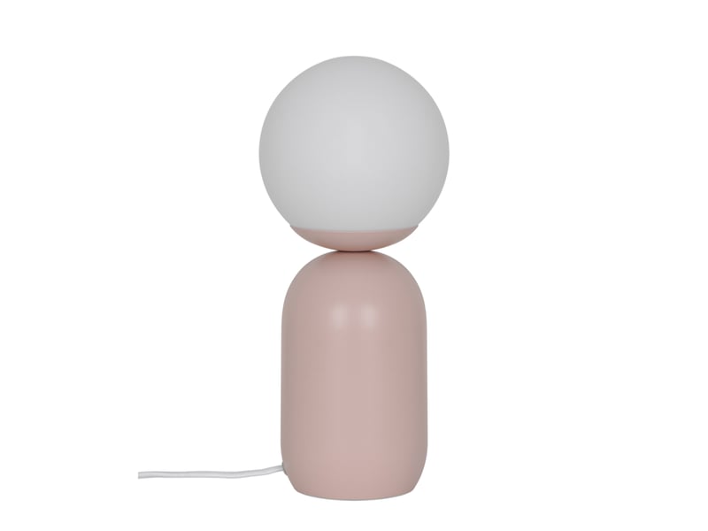  Lampe à poser notti métal rose poudré , h. 34,5 - ip20 - e14 nordlux intérieur 2011035057 - Conforama C