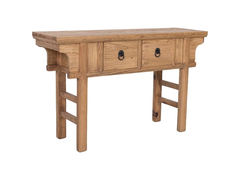  Console en bois beige 114x35x70 cm h  - Conforama A
