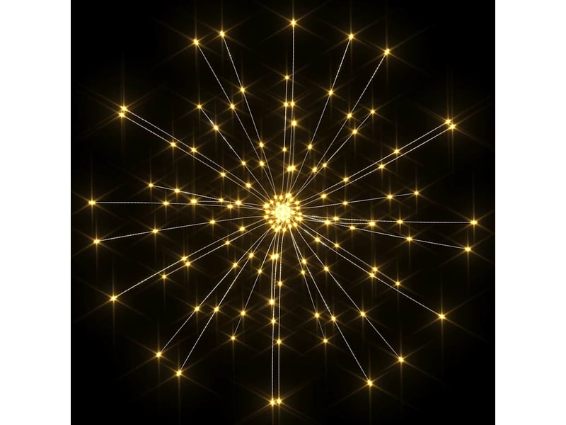  Feu d'artifice de noël d'extérieur blanc chaud 20 cm 140 led  - Conforama E