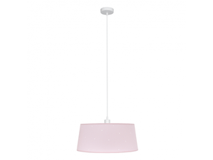 Suspension enfant fabrilamp consciencia rose 1xe27 hauteur réglable 35-102 cm ø40 cm