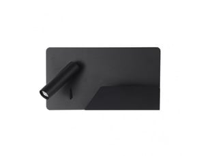 Applique murale led fabrilamp miguel angel 3 w 4000 k noir 16 x 28 x 12 cm