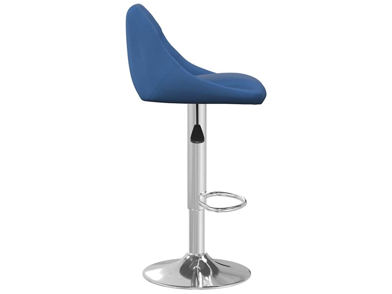  Tabouret de bar, chaise de bar bleu velours shl73155  - Conforama D