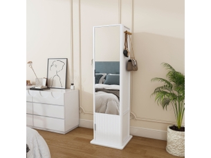 Armoire 2 porte(s) battante  0 tiroir(s) <strong>BEAOK</strong> <strong></strong> coloris blanc largeur 50 cm