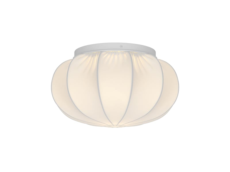  Plafonnier aeron 60 textile blanc , h. 24 - ip20 - e27 nordlux intérieur 2512696001 - Conforama D