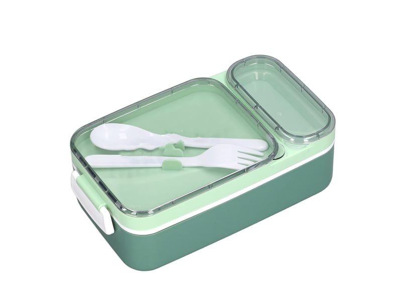  Boîte à lunch à double couche étanche pour four à micro-ondes green box pour dortoir  - Conforama E