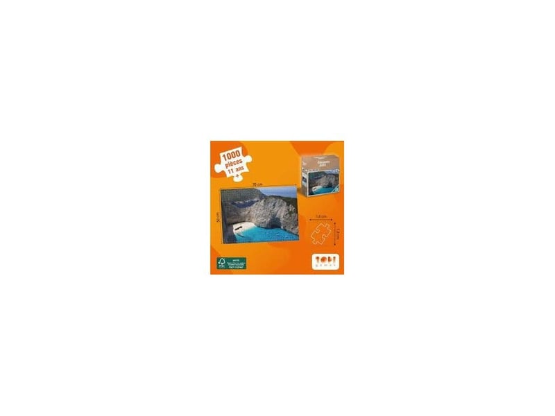  Puzzle 1000 pieces crete echappees belles 7 ans et plus PUZ-EB-175001 - Conforama B