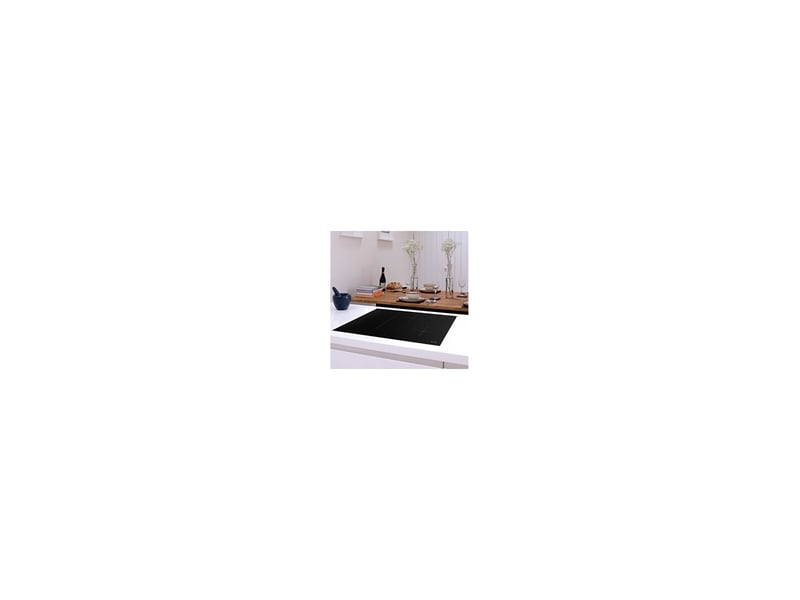  Table de cuisson induction 80 cm 4 foyers multizone booster et evoslider noir mat 8324549 - Conforama E