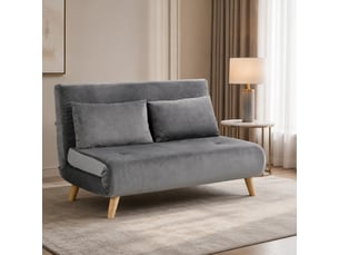 Fauteuil fixe <strong>STILVORA</strong> <strong></strong> Polyester gris vendu A l'unité