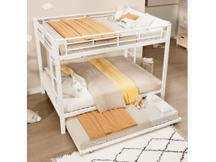 Lit superposé 140x200 cm <strong></strong>  <strong></strong> coloris blanc