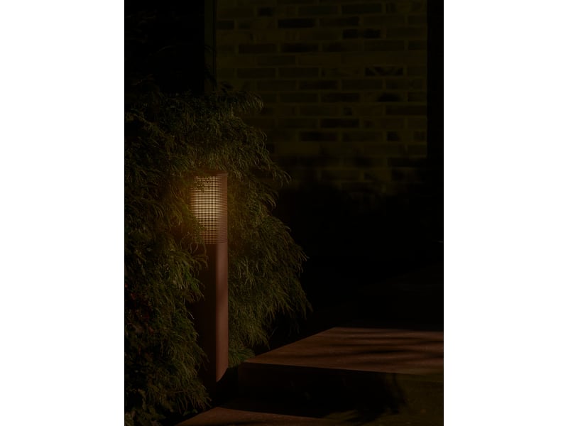 Potelet sidara 95 aluminium seaside marron metallise , h. 95 - ip54 - e27 nordlux extérieur 2618468218 - Conforama B