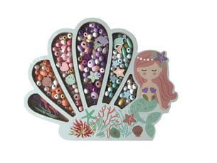 Coffret perles en bois sirene