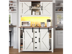 Buffet 2 tiroir(s) SOGEU coloris blanc