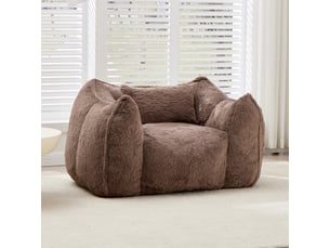 Pouf / repose pied <strong>SANS MARQUE</strong> <strong></strong> taupe