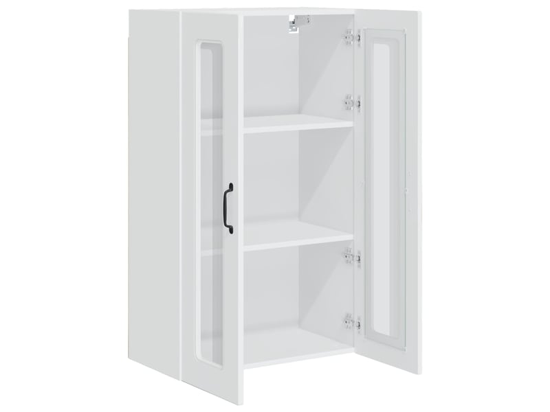 Meuble mural de cuisine | armoire de cuisine blanc brillant shl9485 - Conforama E