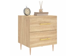 Table de chevet - cabinet de chevet - table de nuit chêne sonoma 40x35x47,5 cm bois d’ingénierie