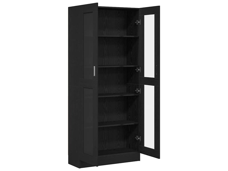  Bibliothèque 4 niveaux, armoire à livres 82,5 x 30,5 x 185 cm bois d'ingénierie  - Conforama E