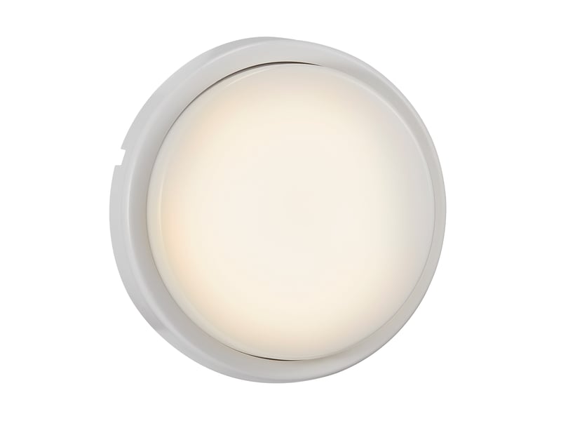  Applique murale extérieur ronde, cuba en plastique blanc, ip54, nordlux 2019161001 - Conforama C