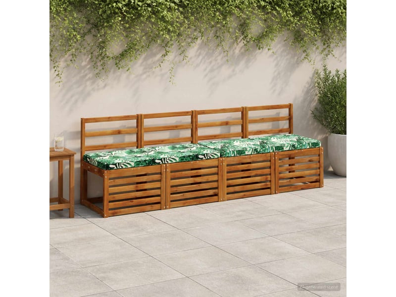  Lot de 2 coussins de banc, coussins d'assise vught 100 % polyester cf57707  - Conforama B