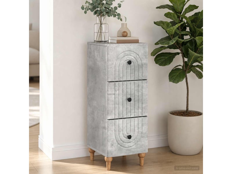 Armoire de rangement bureau, armoire à tiroirs 33 x 34.5 x 90 cm bois d'ingénierie shl4498  - Conforama D