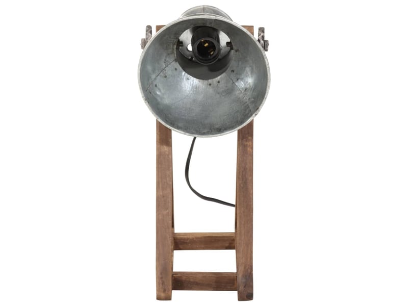  Lampe de bureau 25 w argent vintage 30x17x40 cm e27  - Conforama C