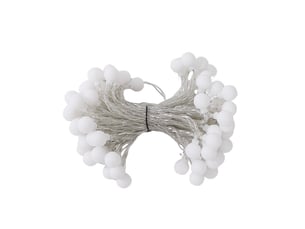 Guirlande lumineuse boule 10m 8 modes et fonction pour la décoration de fête, balcon, éclairage de noël