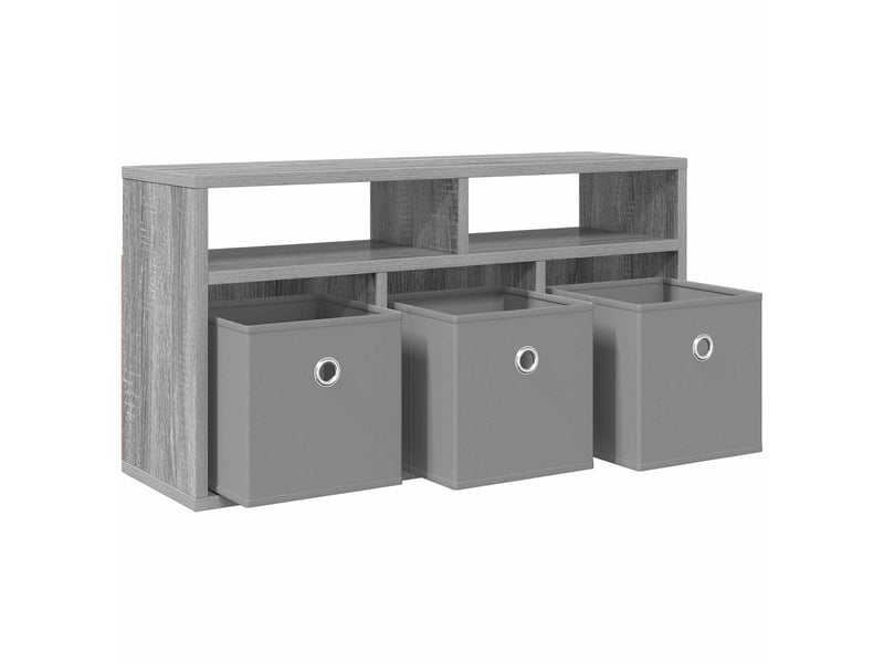  Meuble tv - basboard avec tiroir gris sonoma 72 x 22,5 x 38 cm  - Conforama E