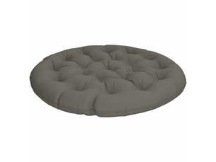 Coussin de chaise papasan, coussin d'assise vianen 100 % polyester gris cf54237