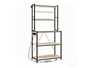 Etagère 80 cm coloris bois clair
