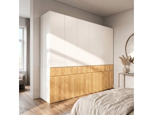 Armoire 12 porte(s) battante 3 tiroir(s) <strong></strong> <strong>ABC</strong> coloris gris largeur 50 cm