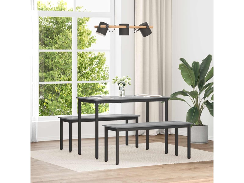  Banc d'entrée, banc d'intérieur gris sonoma 110x35x45 cm bois d'ingénierie  - Conforama B
