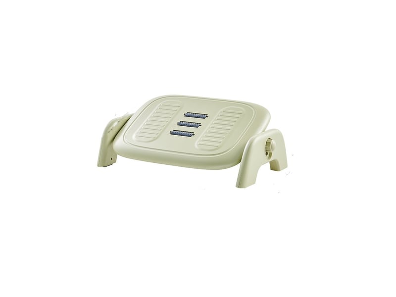  Repose-pieds réglable en hauteur et angle – vert  - Conforama A