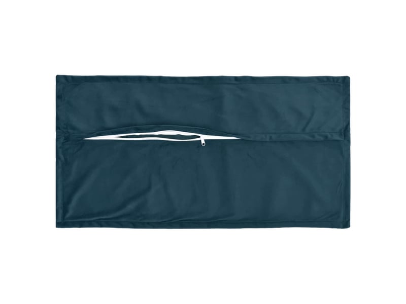  Lot de 2 coussins avec oreiller, coussins décoratifs houten bleu fløjl cf51030  - Conforama D