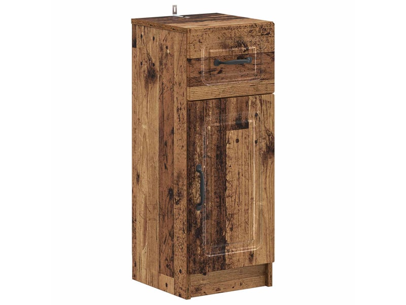 Ensemble de 2 meubles de salle de bain utrecht bois ancien cf63203 - Conforama D