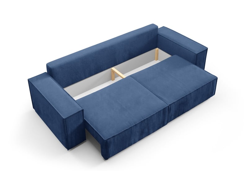 Canapé convertible mille mini bleu - Conforama D