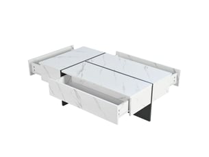 Table basse coloris blanc <strong></strong> <strong></strong>