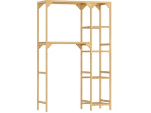 Meuble pour lave-linge 100x40x157 cm 7 niveaux naturel