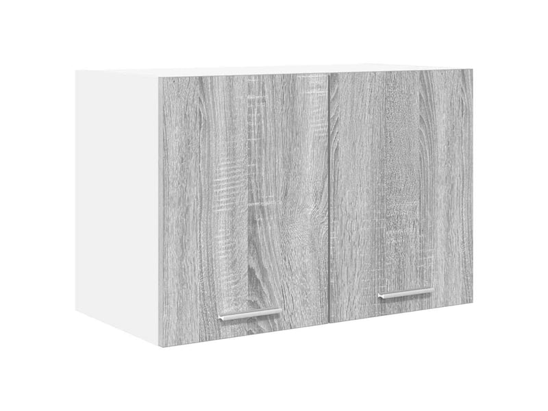 Meuble de rangement, armoire suspendue gris sonoma et blanc 60x31x40cm - Conforama A