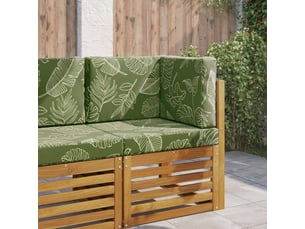 Coussin de canapé d'extérieur, coussin de chaise polyester modèle feuille cf54105