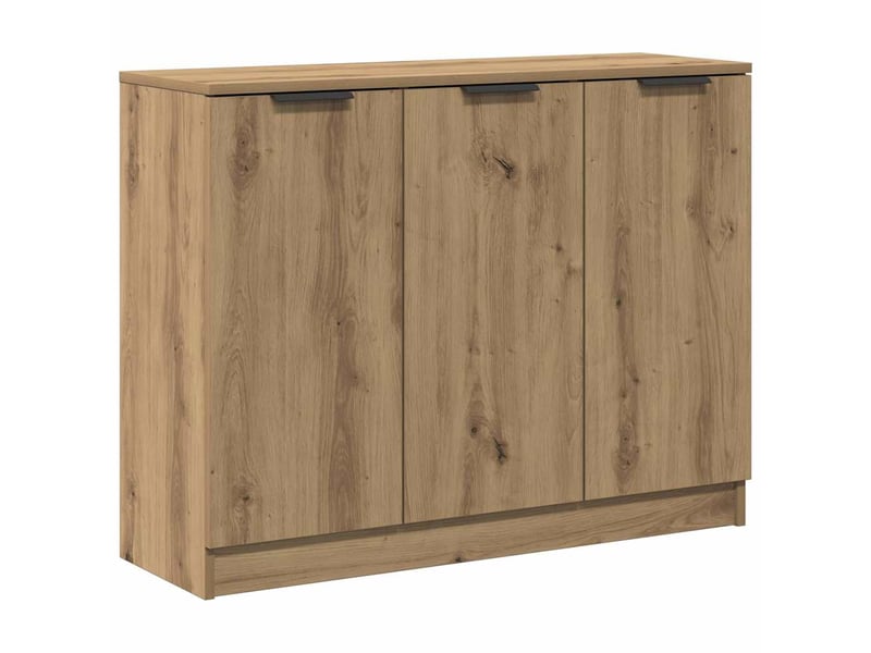  Buffet - bahut - meuble de rangement chêne artisanal 90,5x30x70 cm bois d'ingénierie  - Conforama A