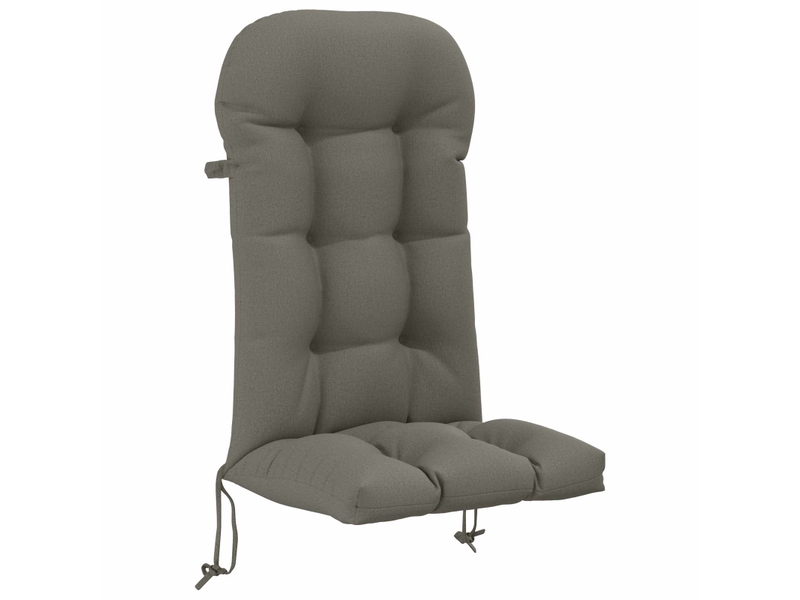 Coussin de transat ensoleillé, coussin pour bain de soleil putten 100 % polyester gris cf56080 - Conforama A