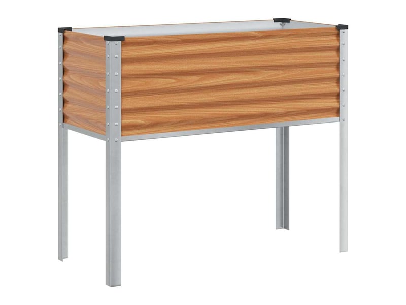  Jardinière - cache-pot de jardin marron clair 100 x 45 x 90 cm  - Conforama A