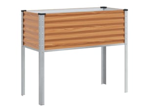 Jardinière - cache-pot de jardin marron clair 100 x 45 x 90 cm