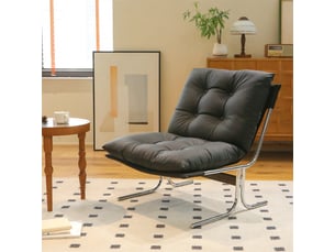 Fauteuil fixe  <strong></strong> Tissu noir