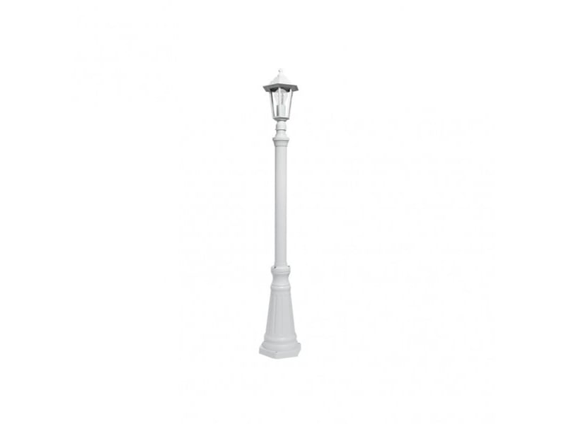  Lampadaire extérieur fabrilamp auriga 1 x e27 blanc ip44 147-220 x 20 x 20 cm 149141001 - Conforama C