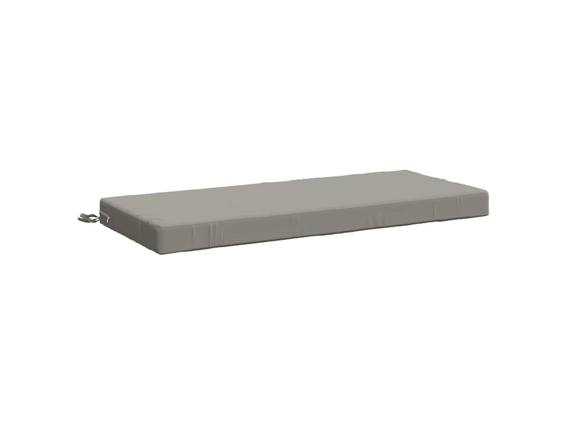 Lot de 2 coussins de banc, coussins d'assise soest 100 % polyester gris cf57264 - Conforama D