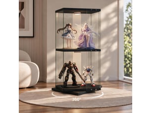 Vitrine coloris noir NAHILIMI - x
